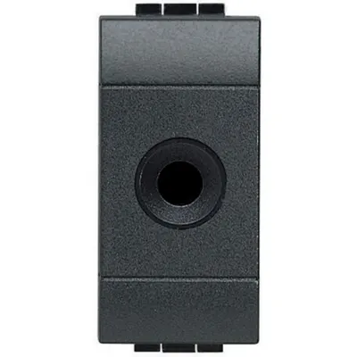 Intrerupator cu mufa Jack LiVing Light 2P - 32 A - 250 Vca - 1 modul - Antracit