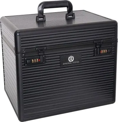 Imperial Riding Grooming Box Shiny Classic - Zwart