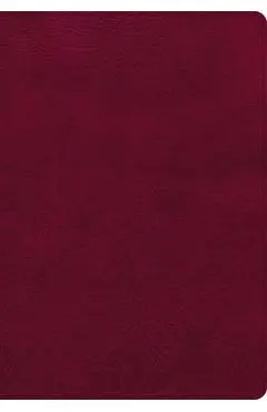 NASB Super Giant Print Reference Bible, Burgundy Leathertouch, Indexed