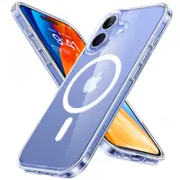 Husa MagSafe pentru Apple iPhone 16, Torras, Diamond, Transparenta