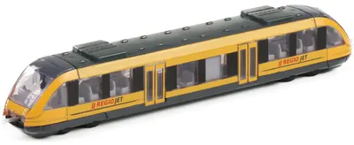 Jucărie metalică Rappa - Locomotivă Regio Jet, 17 cm