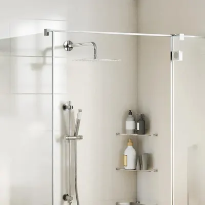 Gossi cap de dus cu ploaie otel inoxidabil 304 30x20cm dreptunghiular