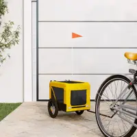 Gossi remorca bicicleta animale companie galben/negru oxford/fier