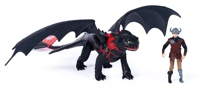 Figurine DreamWorks Dragons - How to Train Your Dragon, Trial of Flame, Toothless and Hiccup