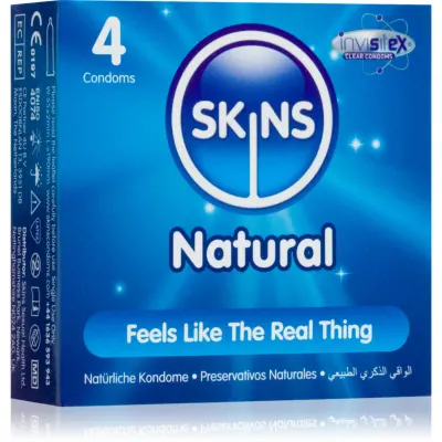 Skins Natural prezervative Vanilla 4 buc