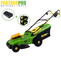 Masina de tuns gazon pe acumulator PARTNERPRO PP8A110-J , 2x20V 4Ah, 1 incarcator dublu, 3300 rpm , 35 L