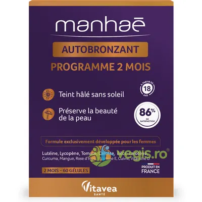 Autobronzant 60cps vegetale Vitavea,