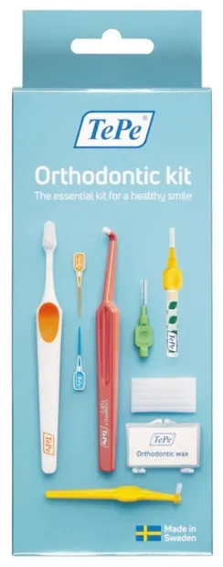 TePe Set ortodontic Ortho Kit, 7 piese