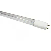 Tub LED Transparent, model T8, 9W=18W, 6400K, lumina rece, 900lm, 588 mm, alimentare la un capat