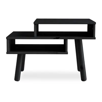 Masă de cafea din lemn de pin Karup Design Hako, negru