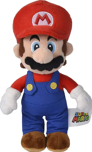 Jucarie de plus Simba Toys Super Mario - Mario, 30 cm