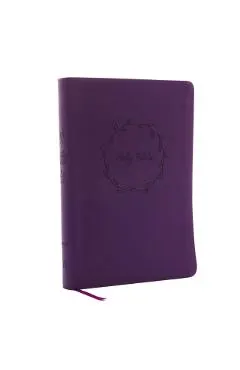 NKJV, Value Thinline Bible, Large Print, Imitation Leather, Purple, Red Letter Edition