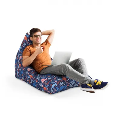Fotoliu Puf Bean Bag tip Lounge Dinozauri nocturni