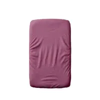 Cearceaf 2 in 1 impermeabil din bumbac organic 90x50 cm Twindeco Mov