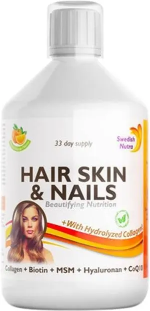 Hair, Skin & Nails, 500 ml, Swedish Nutra