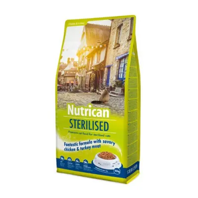 Hrana uscata pentru pisici Nutrican Cat Sterilised 10 kg