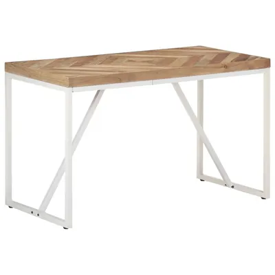 vidaXL Masă de bucătărie, 120x60x76cm, lemn masiv de acacia/mango