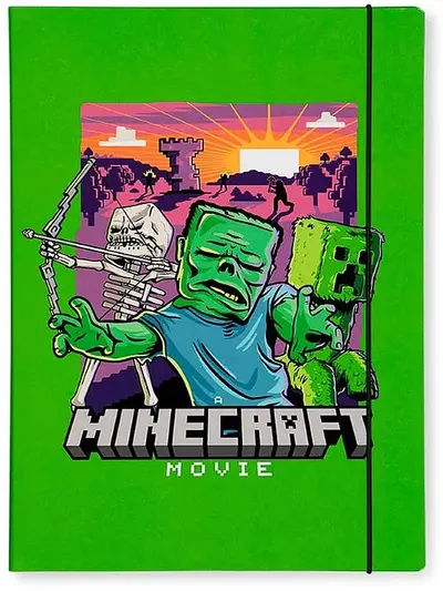 Dosar cu elastic Panini Minecraft - Movie, sortiment