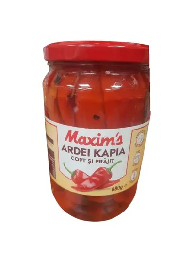 Ardei Kapia Engros, Maxim's, copt si prajit, 720 ml