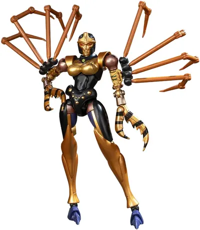 Model asamblabil Yolopark Animation: Transformers Beast Wars - Blackarachnia (18 cm)