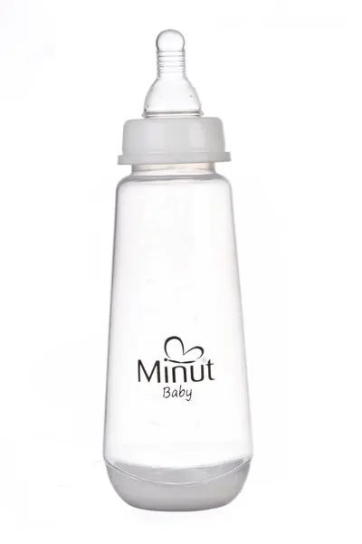 Biberon Minut Baby cu tetina silicon 3+, 250 ml