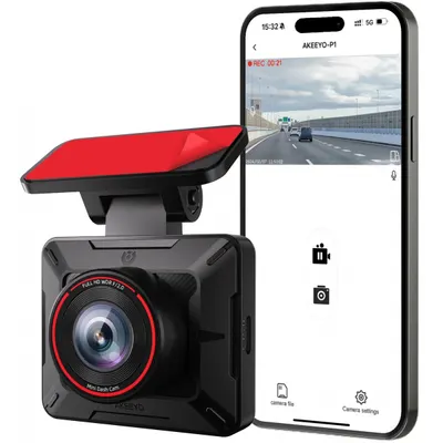 Camera Auto Akeeyo P1, 1080P, Wi-Fi