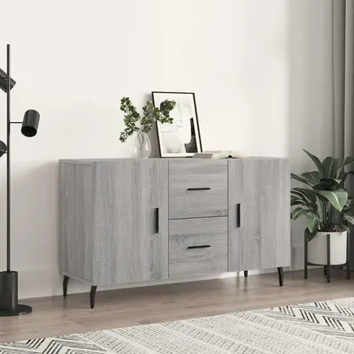 vidaXL Dulap, gri sonoma, 100x36x60 cm, lemn compozit