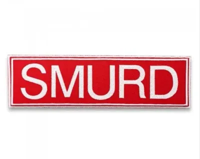 Emblema Brodata SMURD 10x3cm - Default Title
