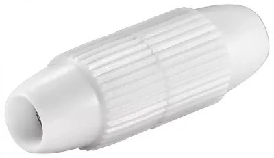 Conector extensie cablu coaxial plastic Goobay