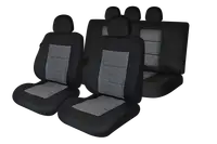 Set Huse Scaun Premium Lux Negru Umb1