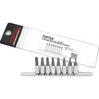 Set 8 biti + hexagon 1 4 , Toptul T8-T40mm
