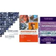 Pachet Bacalaureat 2026. Ghid complet Limba si literatura romana, Matematica M2 Tehnologic si Informatica clasele 11-12, intensiv Pascal C/C++