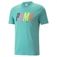 Tricou universal 53362361 cu mânecă scurtă turcoaz bărbătesc