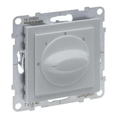 Intrerupator control Ventilatie 0-1-2-3, alu