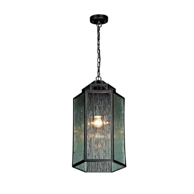 Lustra Jacob 1xe27 Sticla Transparenta D320mm