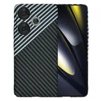Husa pentru Xiaomi Poco F6, Techsuit, Carbonite FiberShell, Neagra Gri
