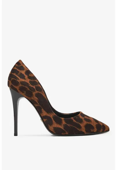 Pantofi maro din textil - Maro