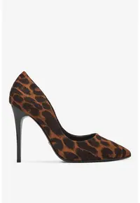 Pantofi maro din textil - Maro