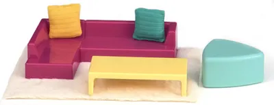 Set mobilier pentru papusi Lori Dolls - Camera de zi