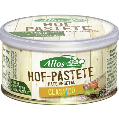 Pate Vegetal Clasic fara Gluten Ecologic/Bio 125g