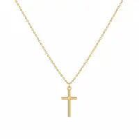 Colier Cruce Gold cu Aur