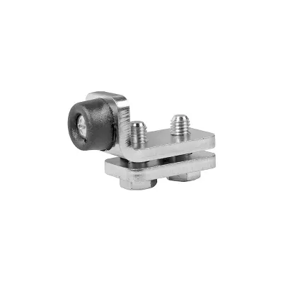 Opritor superior pentru sina suspendata 25/44, bara de protectie din cauciuc, dop galvanizat