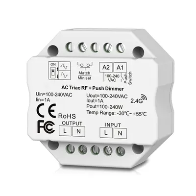 Dimmer Triac Rf, Incastrabil, 1a