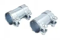 Teava conectare esapament (61x61x125mm, 2 piese in pachet) MERCEDES A (W169), B (W245), SPRINTER 3,5-T (906), SPRINTER 5-T (906); AUDI 100, A6, A8, CABRIOLET, COUPE; BMW Seria 3 (E46); FORD MONDEO IV