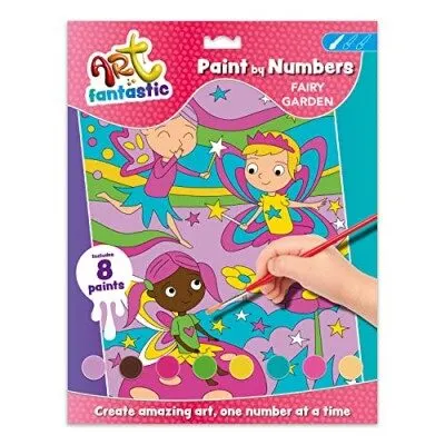 Art Fantastic Paint By Numbers Kit: Fairy Garden
