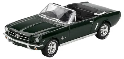 Model de colecție Mini GT Modern: Automobile - Ford Mustang Convertible 1964 Highland Green (LHD)