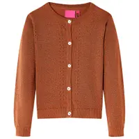 Gossi cardigan tricotat pentru copii, coniac, 104