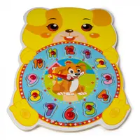 Ceas din Lemn Tip Puzzle - Catelus - Nurio