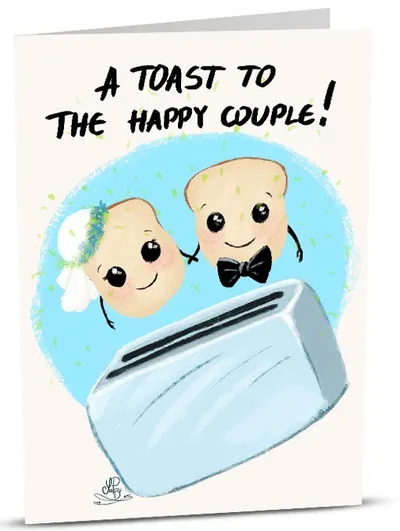 Felicitare iGreet - Happy Toaster