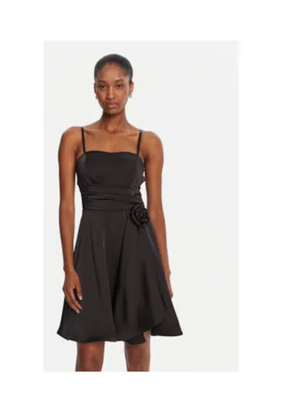 Rochie cocktail Dama - negru - poliester - elastan